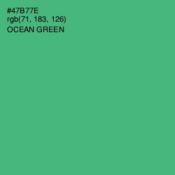 #47B77E - Ocean Green Color Image