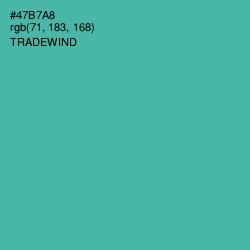 #47B7A8 - Tradewind Color Image