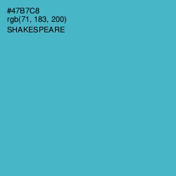 #47B7C8 - Shakespeare Color Image