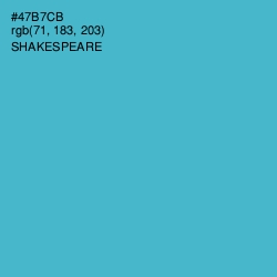 #47B7CB - Shakespeare Color Image