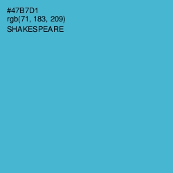 #47B7D1 - Shakespeare Color Image