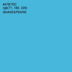 #47B7DC - Shakespeare Color Image