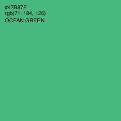 #47B87E - Ocean Green Color Image