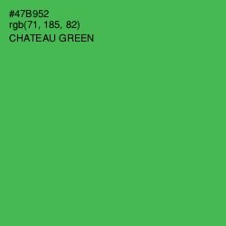 #47B952 - Chateau Green Color Image