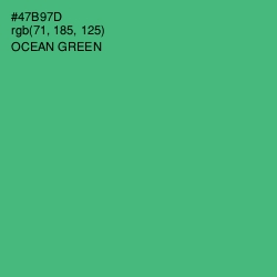#47B97D - Ocean Green Color Image