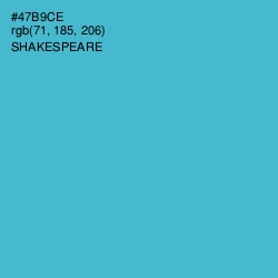 #47B9CE - Shakespeare Color Image