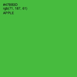 #47BB3D - Apple Color Image