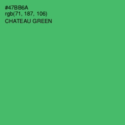 #47BB6A - Chateau Green Color Image