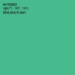 #47BB8D - Breaker Bay Color Image