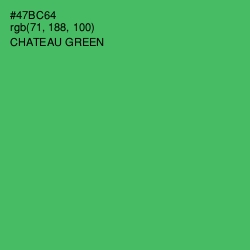#47BC64 - Chateau Green Color Image