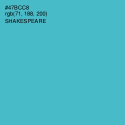 #47BCC8 - Shakespeare Color Image