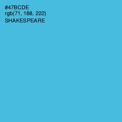 #47BCDE - Shakespeare Color Image