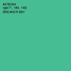 #47BD94 - Breaker Bay Color Image