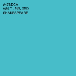 #47BDCA - Shakespeare Color Image