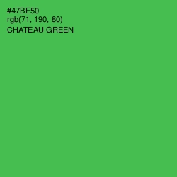 #47BE50 - Chateau Green Color Image