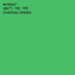 #47BE67 - Chateau Green Color Image