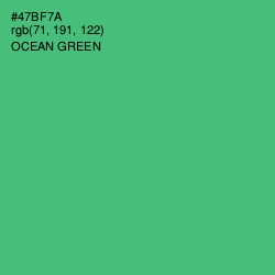 #47BF7A - Ocean Green Color Image