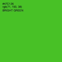 #47C126 - Bright Green Color Image