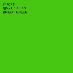 #47C711 - Bright Green Color Image