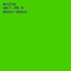 #47CE00 - Bright Green Color Image