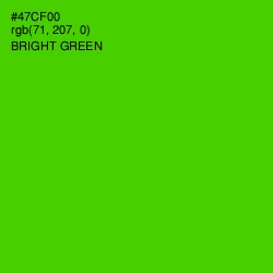 #47CF00 - Bright Green Color Image