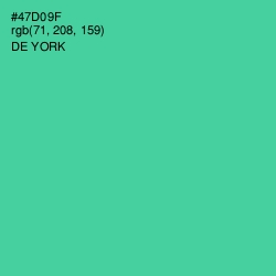 #47D09F - De York Color Image