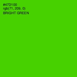 #47D100 - Bright Green Color Image