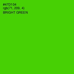 #47D104 - Bright Green Color Image