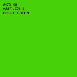 #47D108 - Bright Green Color Image