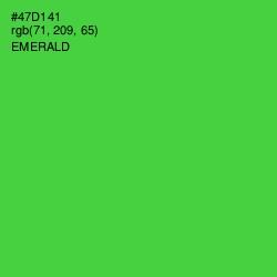 #47D141 - Emerald Color Image