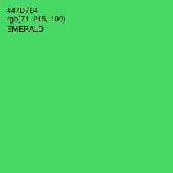 #47D764 - Emerald Color Image