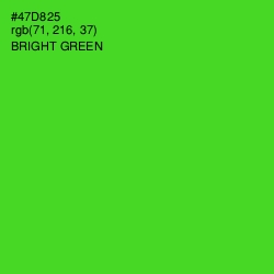 #47D825 - Bright Green Color Image
