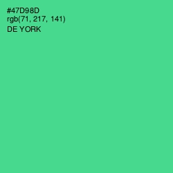#47D98D - De York Color Image