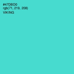 #47DBD0 - Viking Color Image