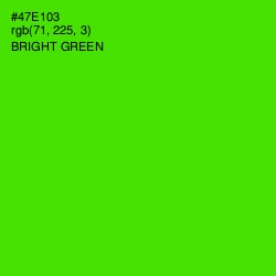 #47E103 - Bright Green Color Image