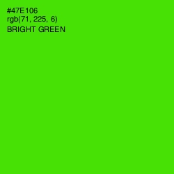 #47E106 - Bright Green Color Image