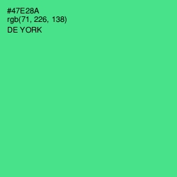 #47E28A - De York Color Image