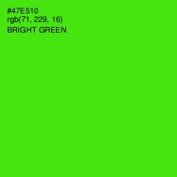 #47E510 - Bright Green Color Image