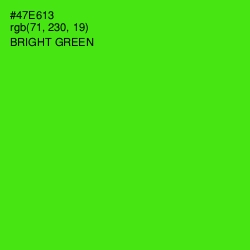 #47E613 - Bright Green Color Image