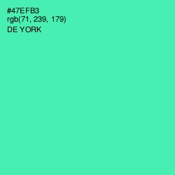#47EFB3 - De York Color Image