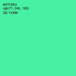 #47F0A3 - De York Color Image