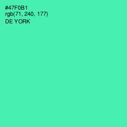 #47F0B1 - De York Color Image