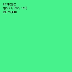 #47F28C - De York Color Image