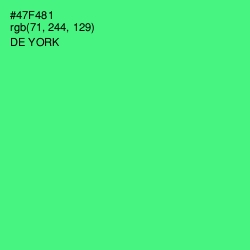 #47F481 - De York Color Image