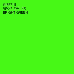 #47F715 - Bright Green Color Image