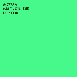 #47F88A - De York Color Image