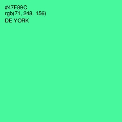 #47F89C - De York Color Image