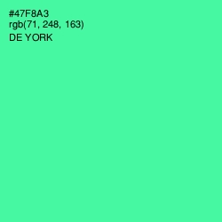 #47F8A3 - De York Color Image
