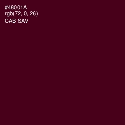 #48001A - Cab Sav Color Image