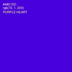 #4801DC - Purple Heart Color Image